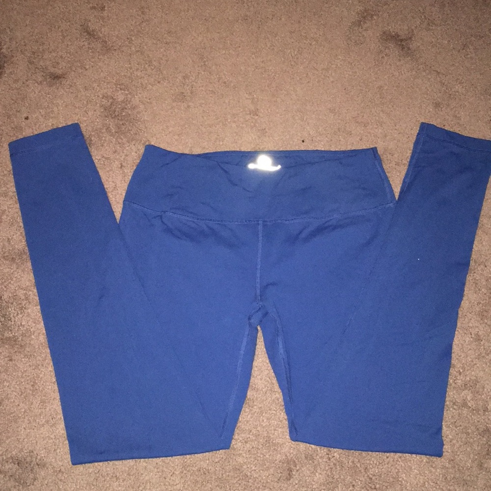 90 Degree By Reflex Bright Blue 7/8 leggings